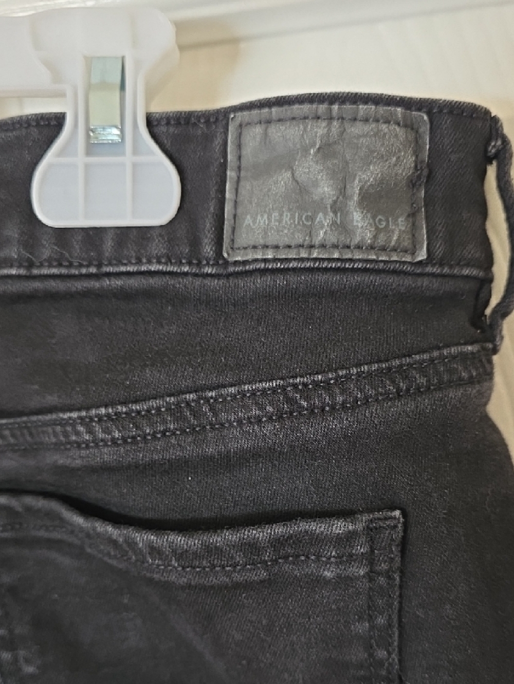 American Eagle Outfitters Blue Flare Jeans + Black Slim Pair - Picture 11 of 14